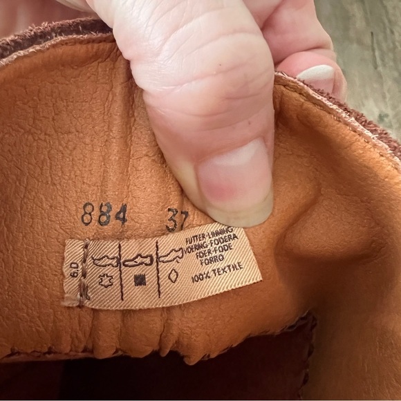 The Art Company Cognac Suede Platform Boots Size 37 - Picture 10 of 10